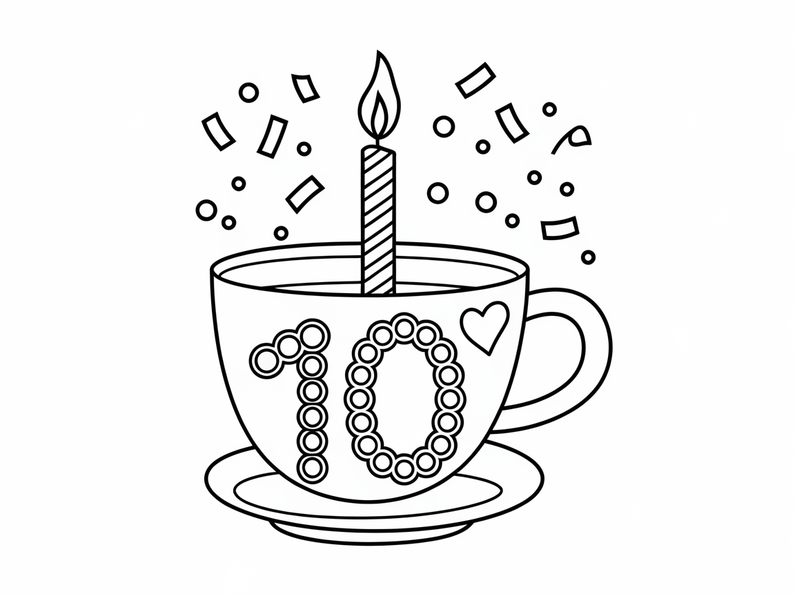 Celebrate with This Festive Boba Birthday Cup