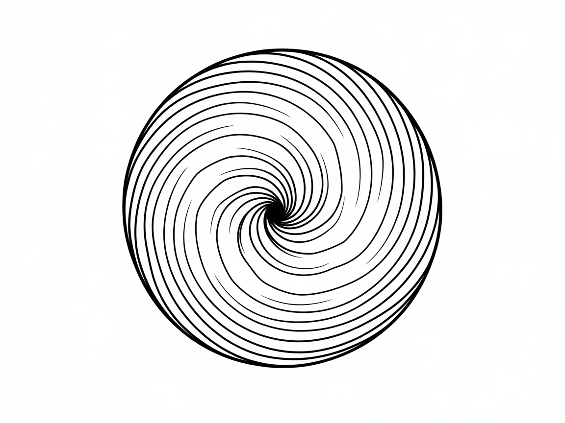 Get Swirled Away with This Spiral Circle Design