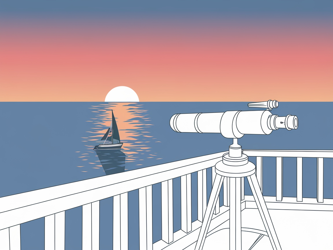 Sunset View from the Beach Balcony