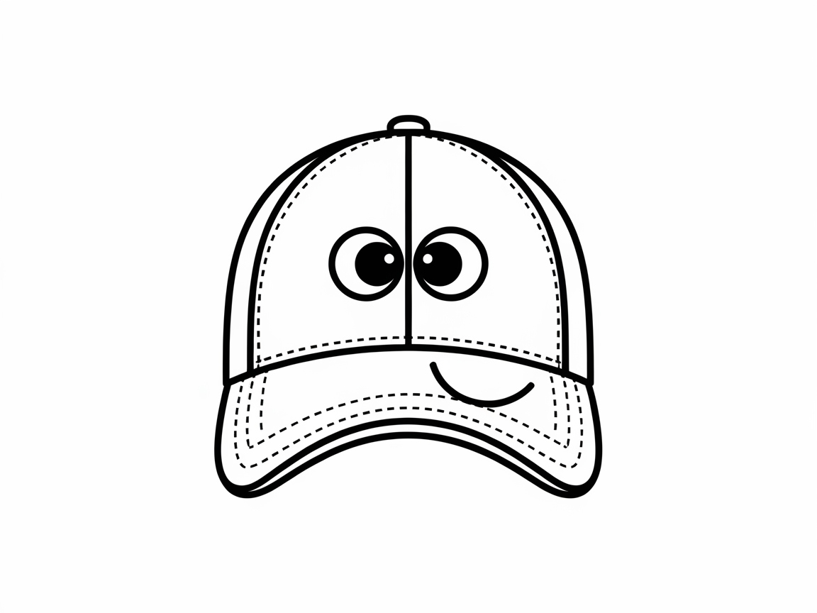 Bring This Cheerful Baseball Cap to Life