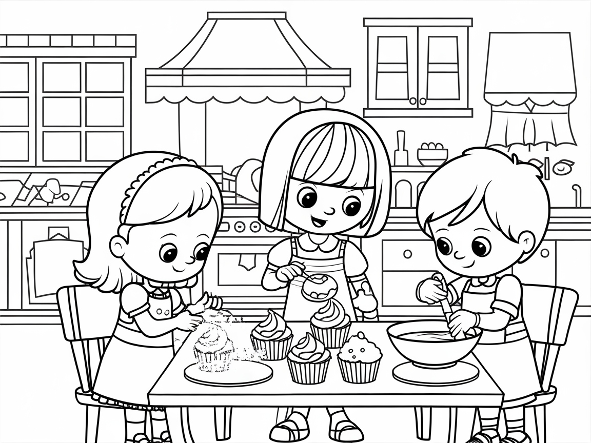 Bake Up Some Fun with This Cupcake Decorating Page