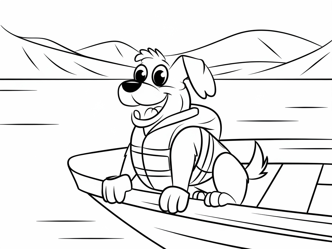 Adventurous Pup on a Bass Boat Ride