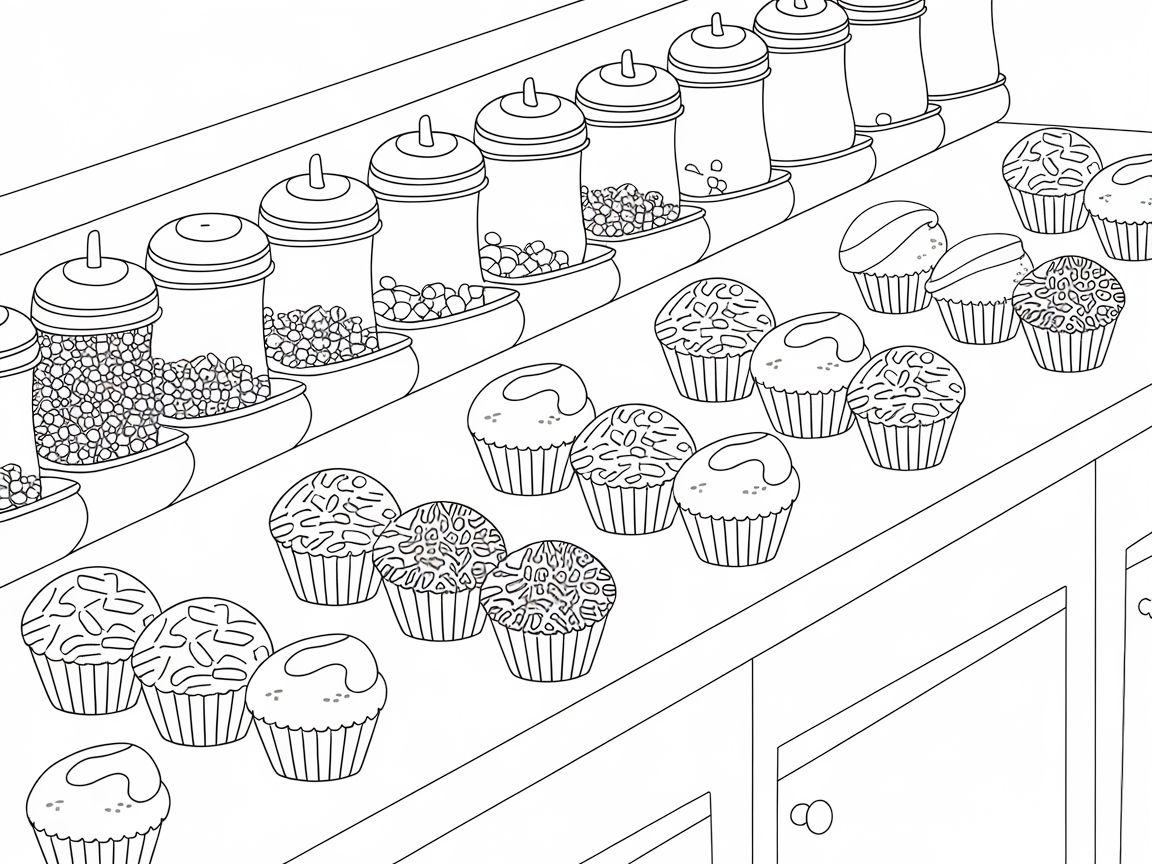 Cupcake and Candy Jar Extravaganza