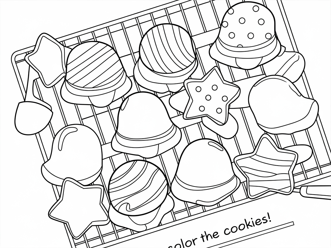 Design Your Own Festive Bell and Star Cookies