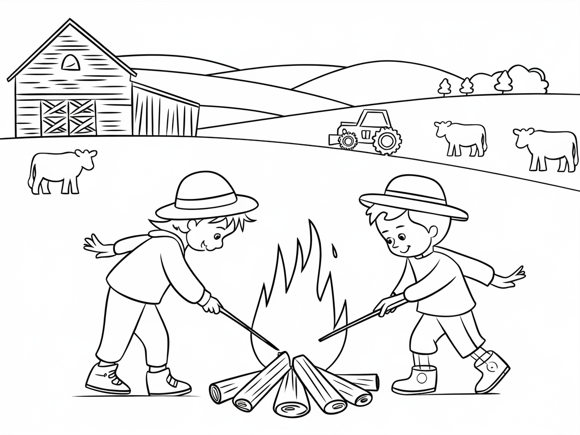 Farm Kids Gather 