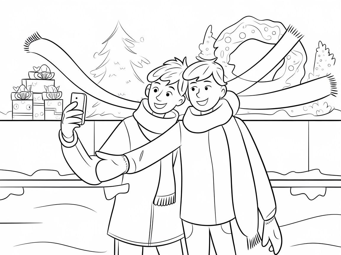Capture Holiday Memories with This Selfie Scene