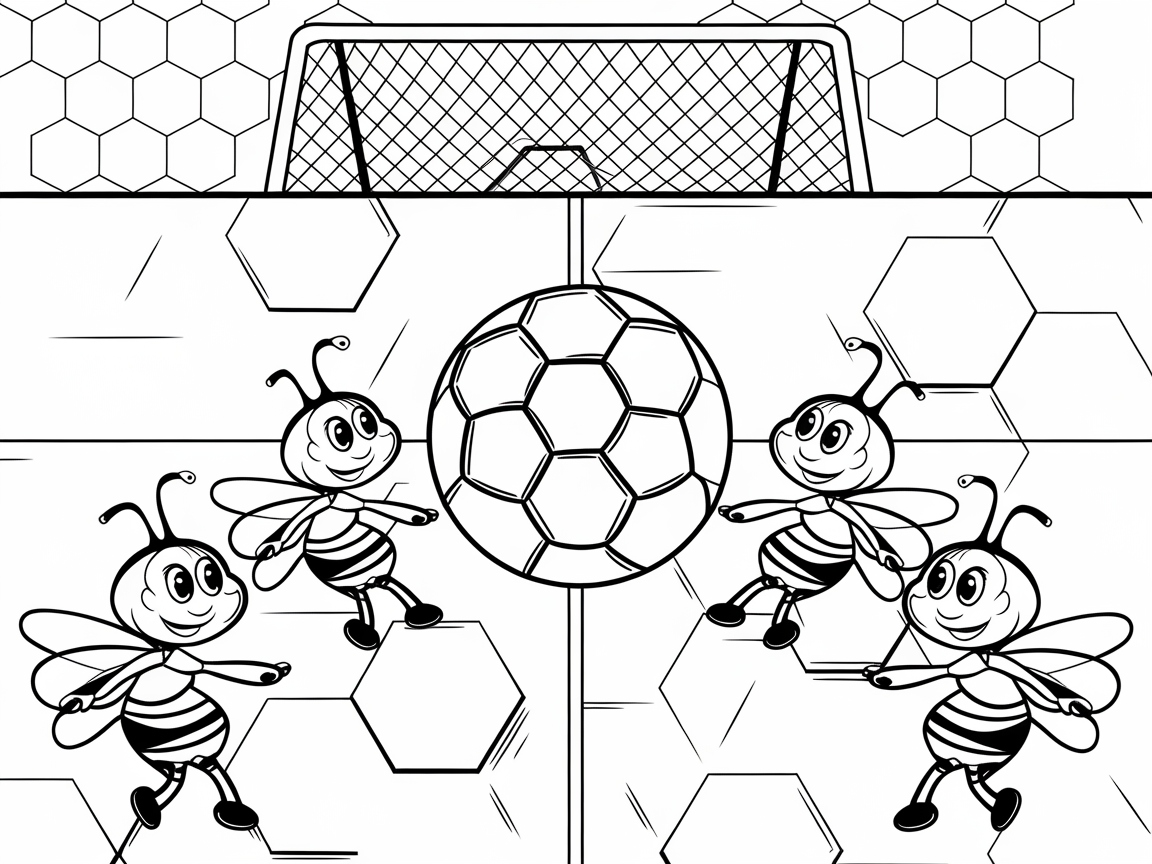 Score Big with This Bee-Themed Soccer Match