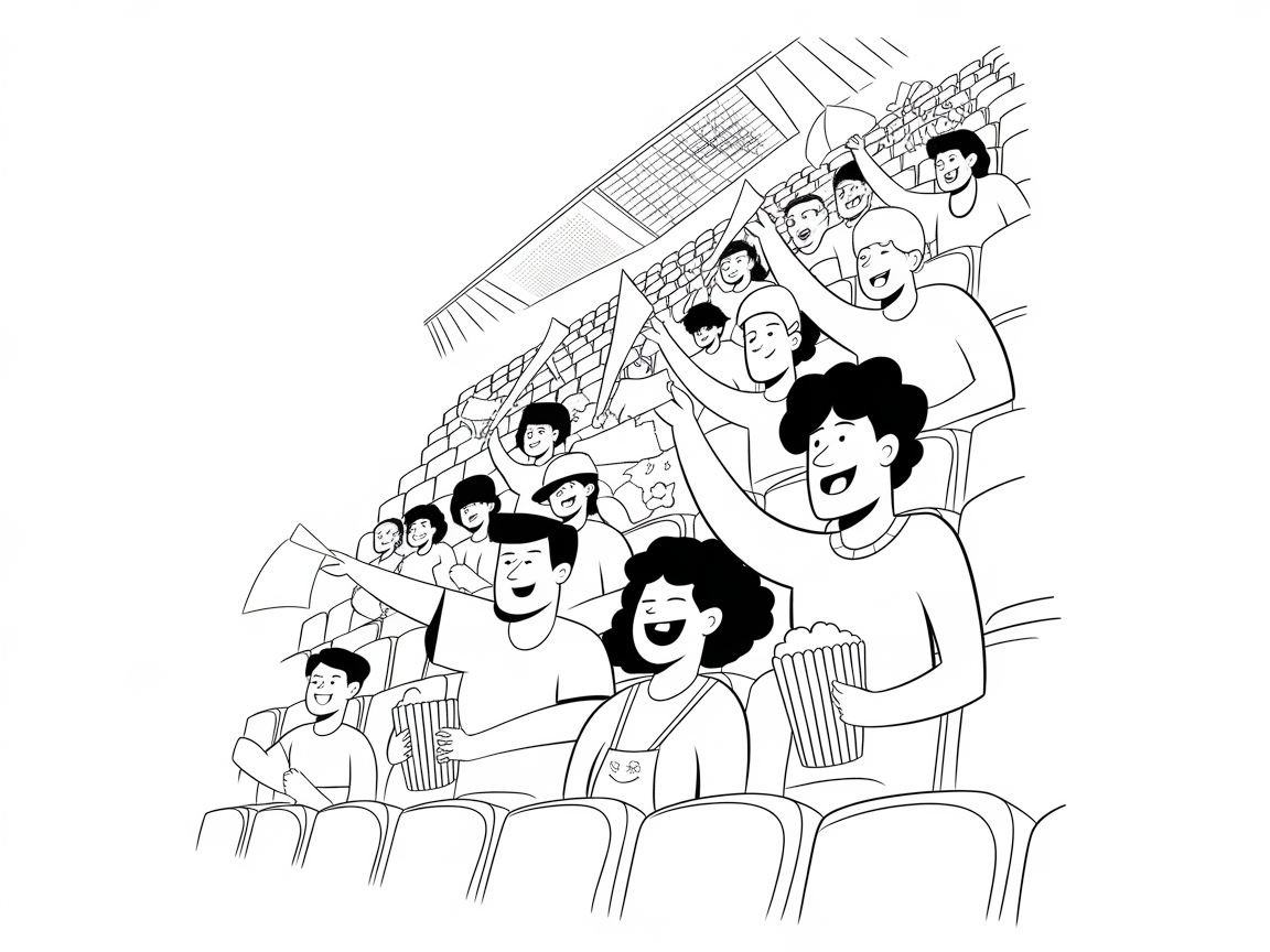 Join the Crowd with This Exciting Stadium Scene