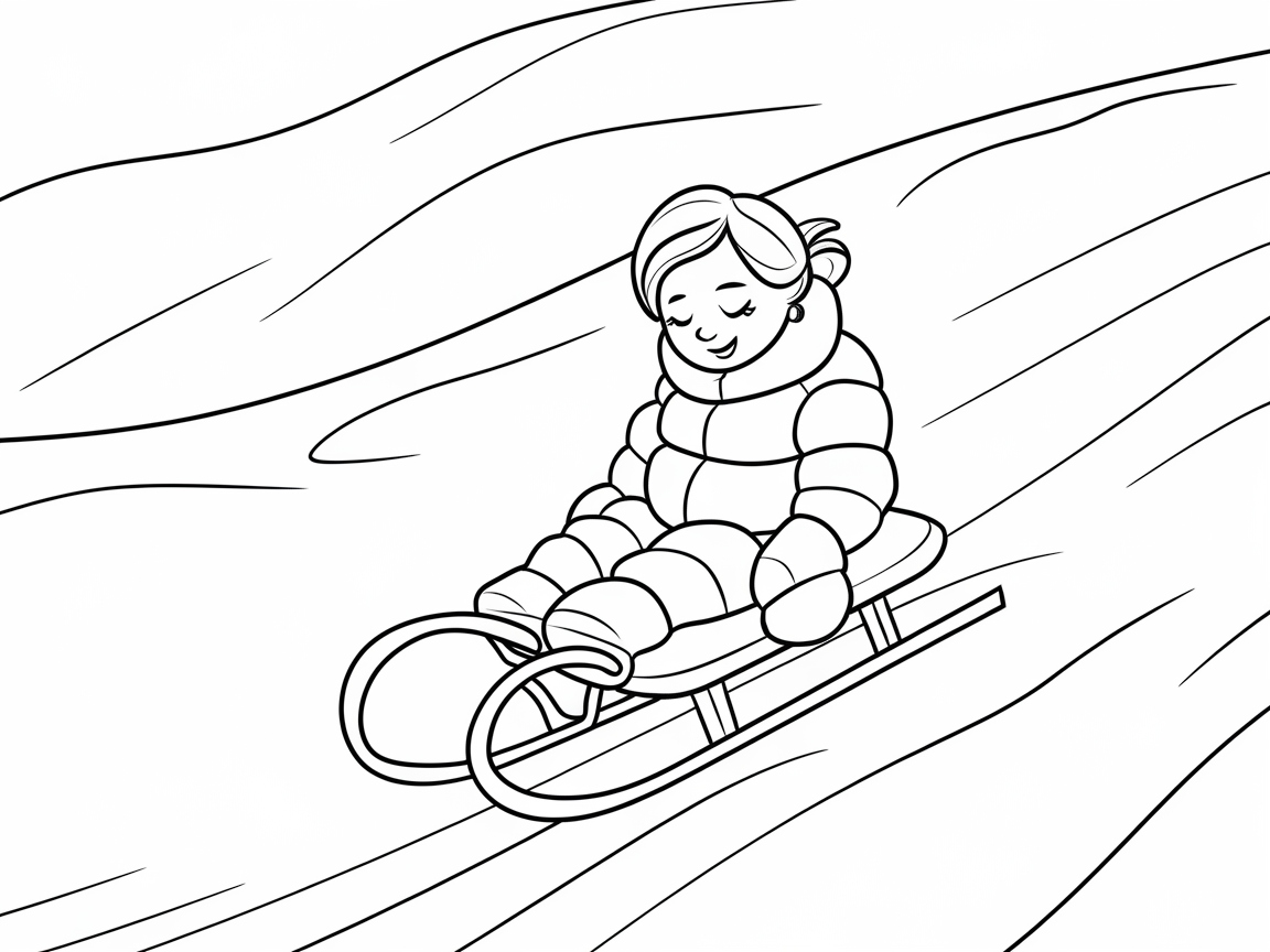 Sled Down the Slopes with Joy