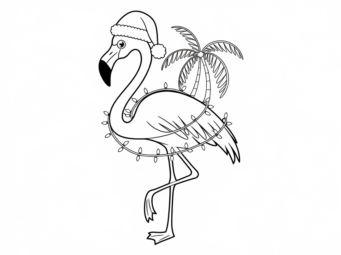 Add Tropical Cheer with This Festive Flamingo