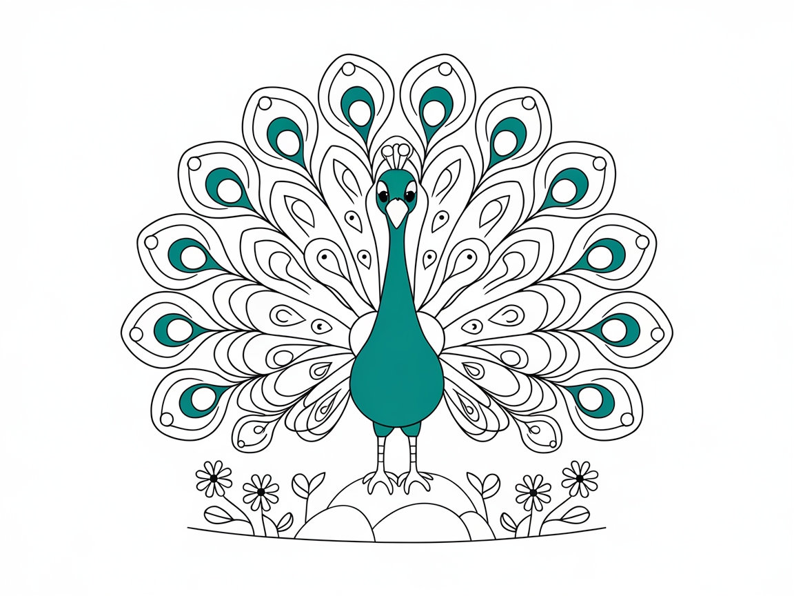 Marvel at This Ornate Peacock Display