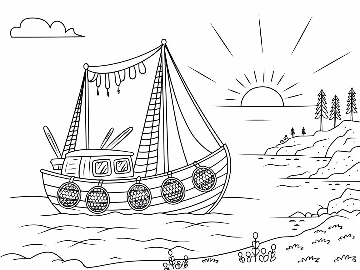 Sunset Cruise on a Charming Fishing Boat