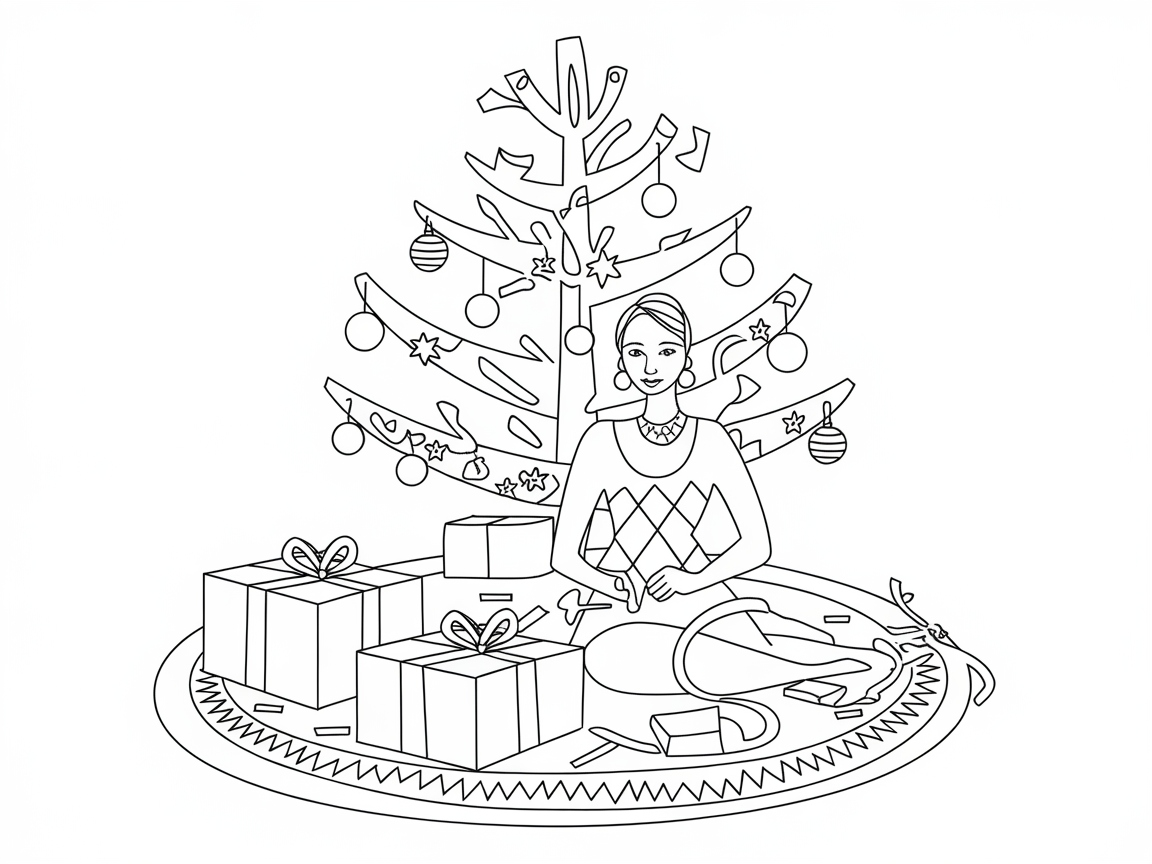 Decorate for the Holidays with This Festive Christmas Scene