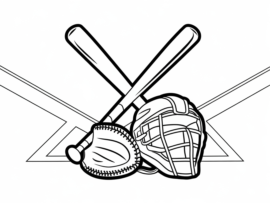 Gear Up for Creativity with This Baseball Equipment Page