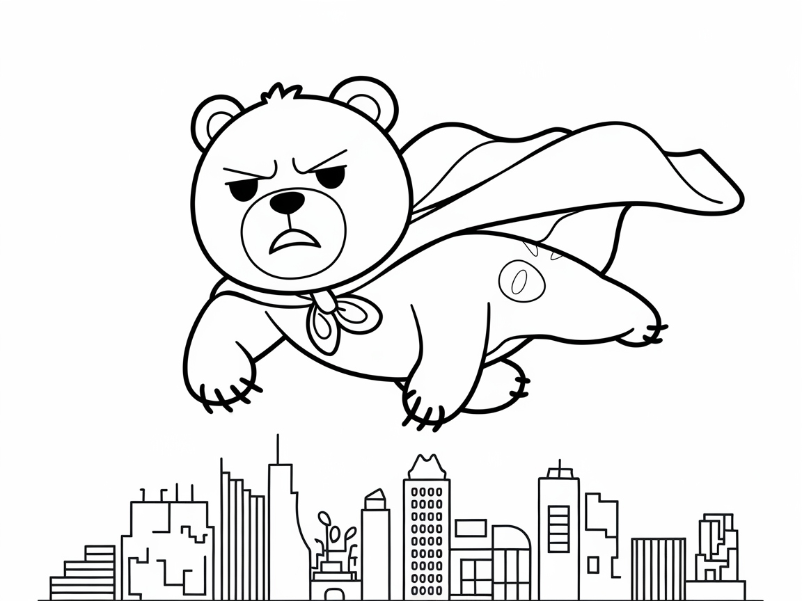 Heroic Bear Takes to the Skies