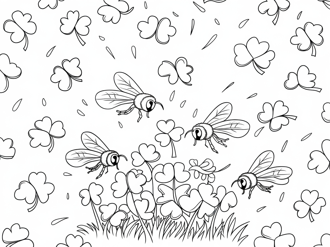 Shamrock Field Adventure with Busy Bees