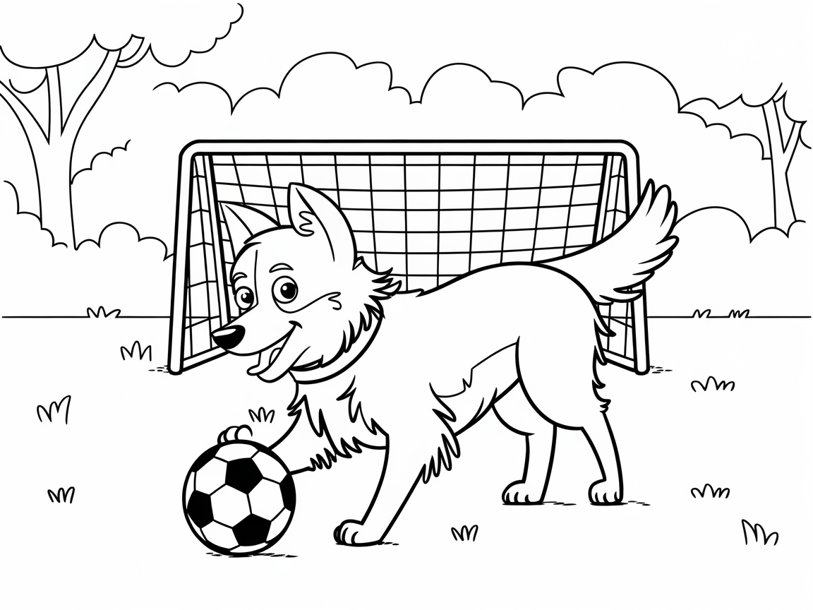 Soccer Star Border Collie on the Field