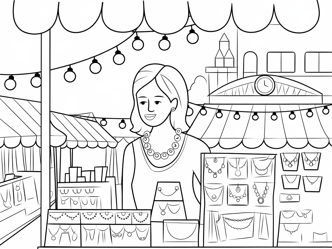 Discover Your Style with This Market Vendor Scene