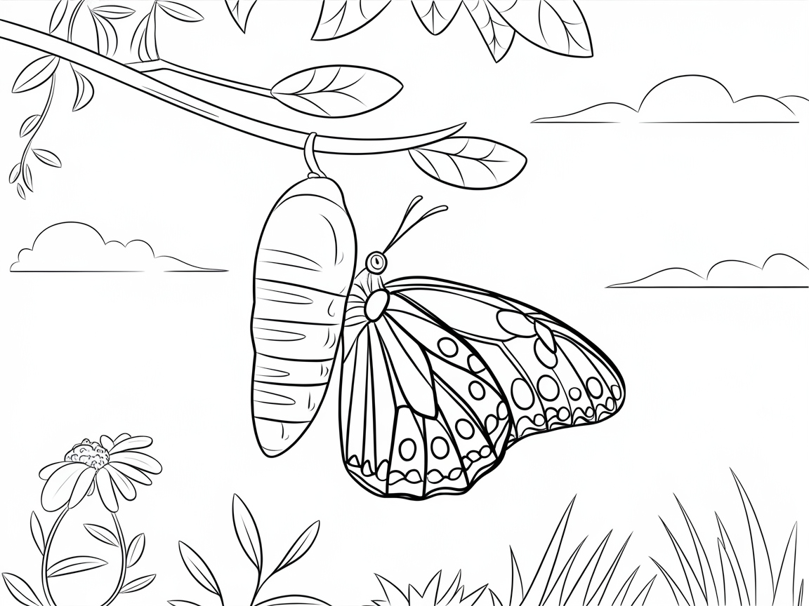 Metamorphosis: From Cocoon to Butterfly Masterpiece