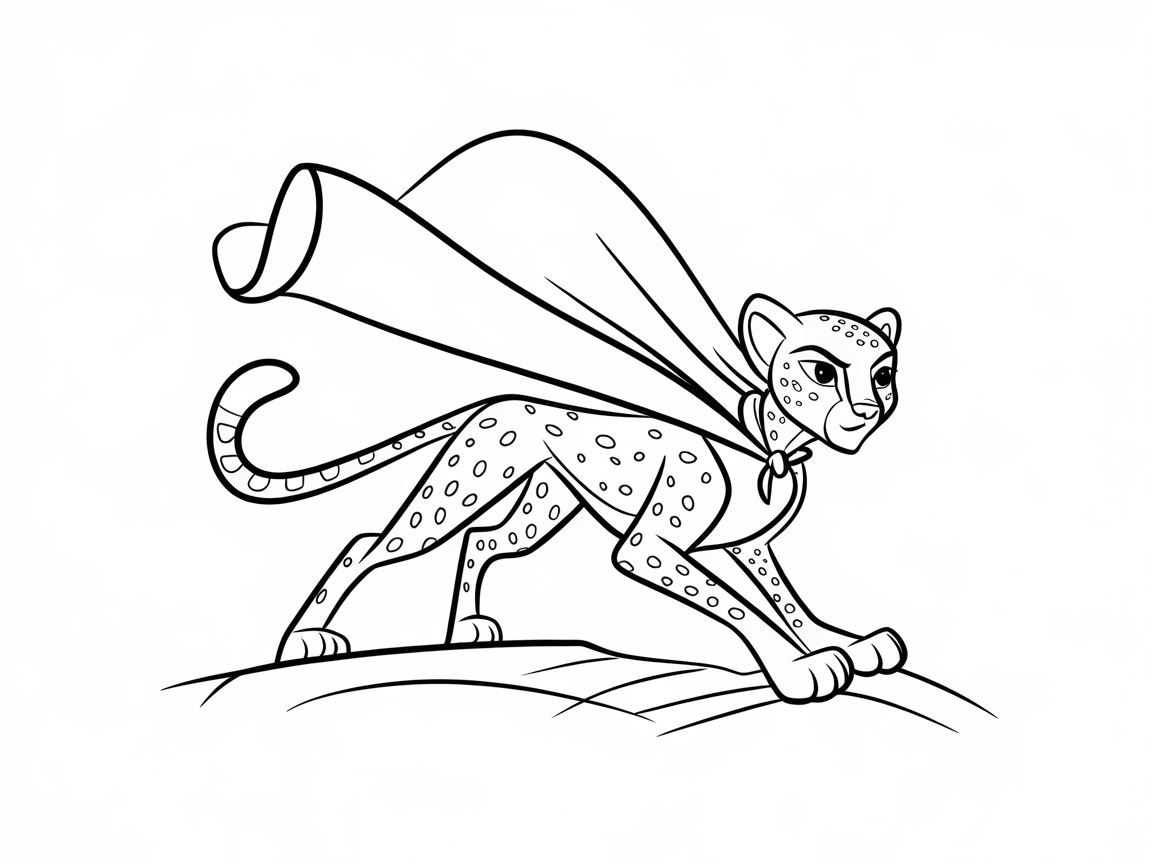 Superhero Cheetah to the Rescue