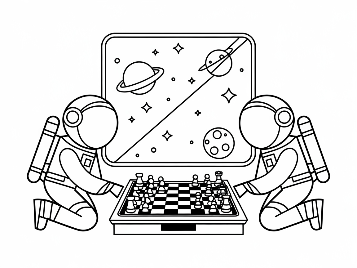 Astronauts Play Chess Among the Stars