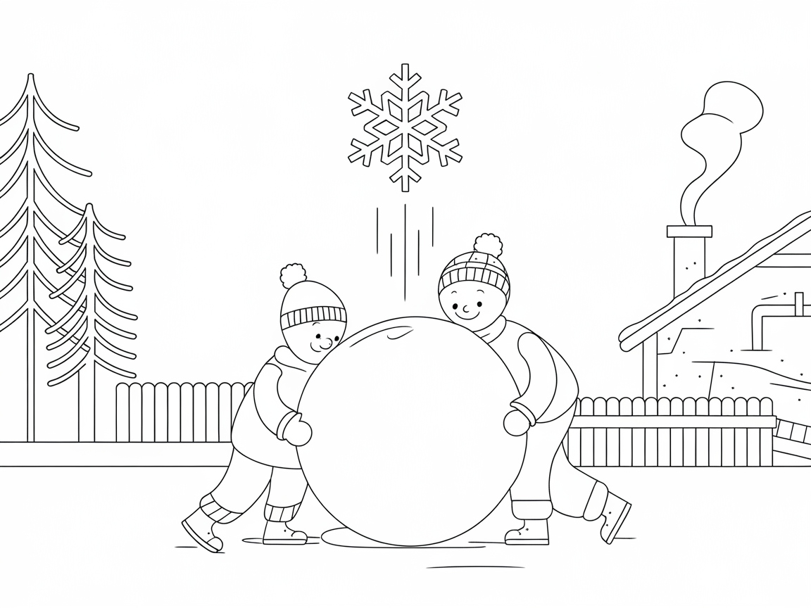 Build a Snowy Wonderland with These Playful Kids