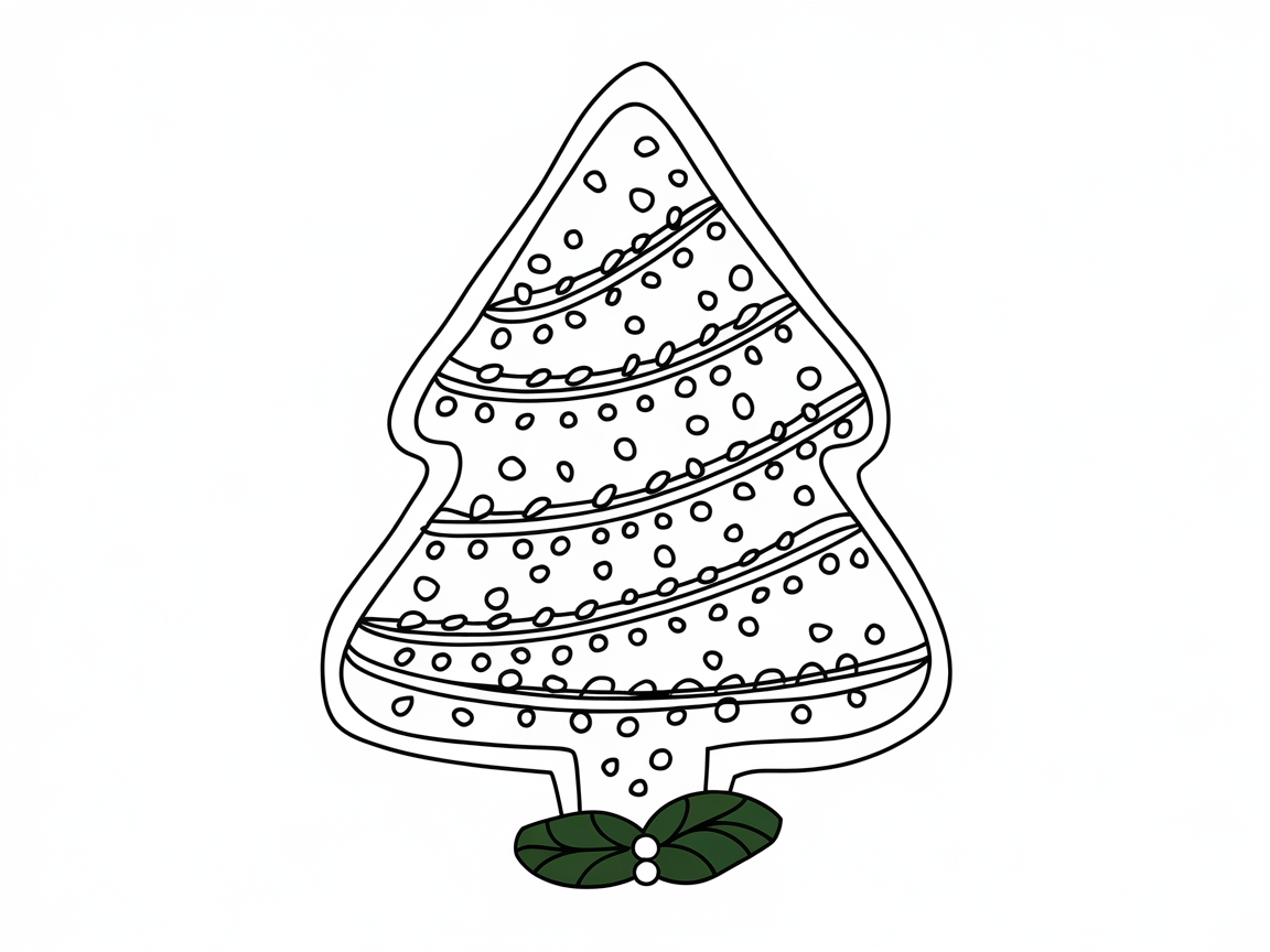 Decorate This Charming Christmas Tree Cookie
