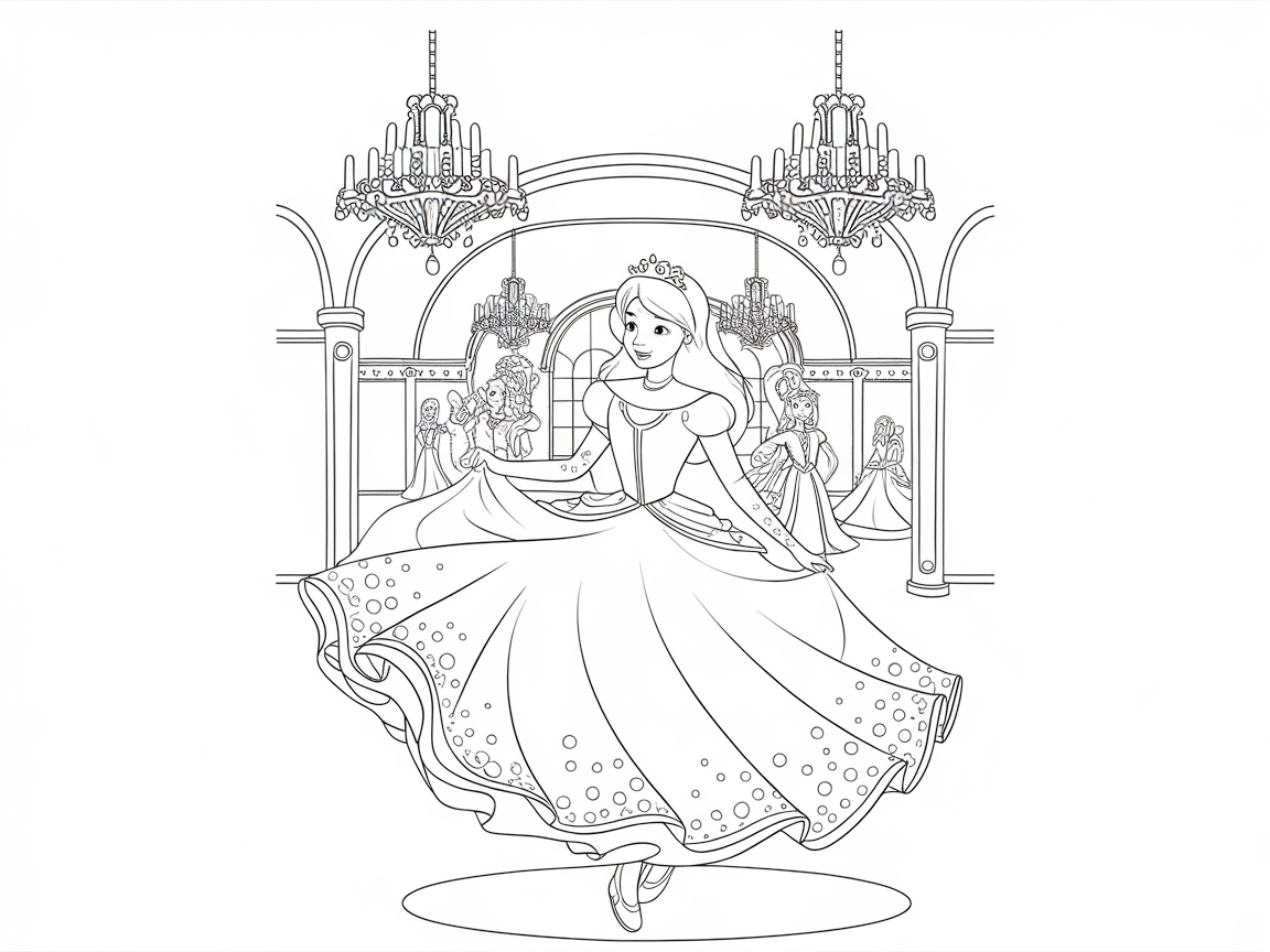 Twirl Into Elegance with This Ballroom Dance Scene