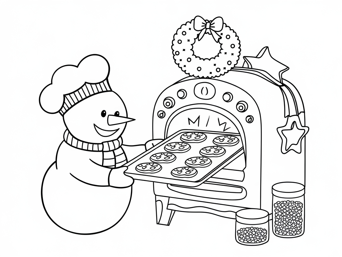 Bake Up Fun with This Cookie-Making Snowman