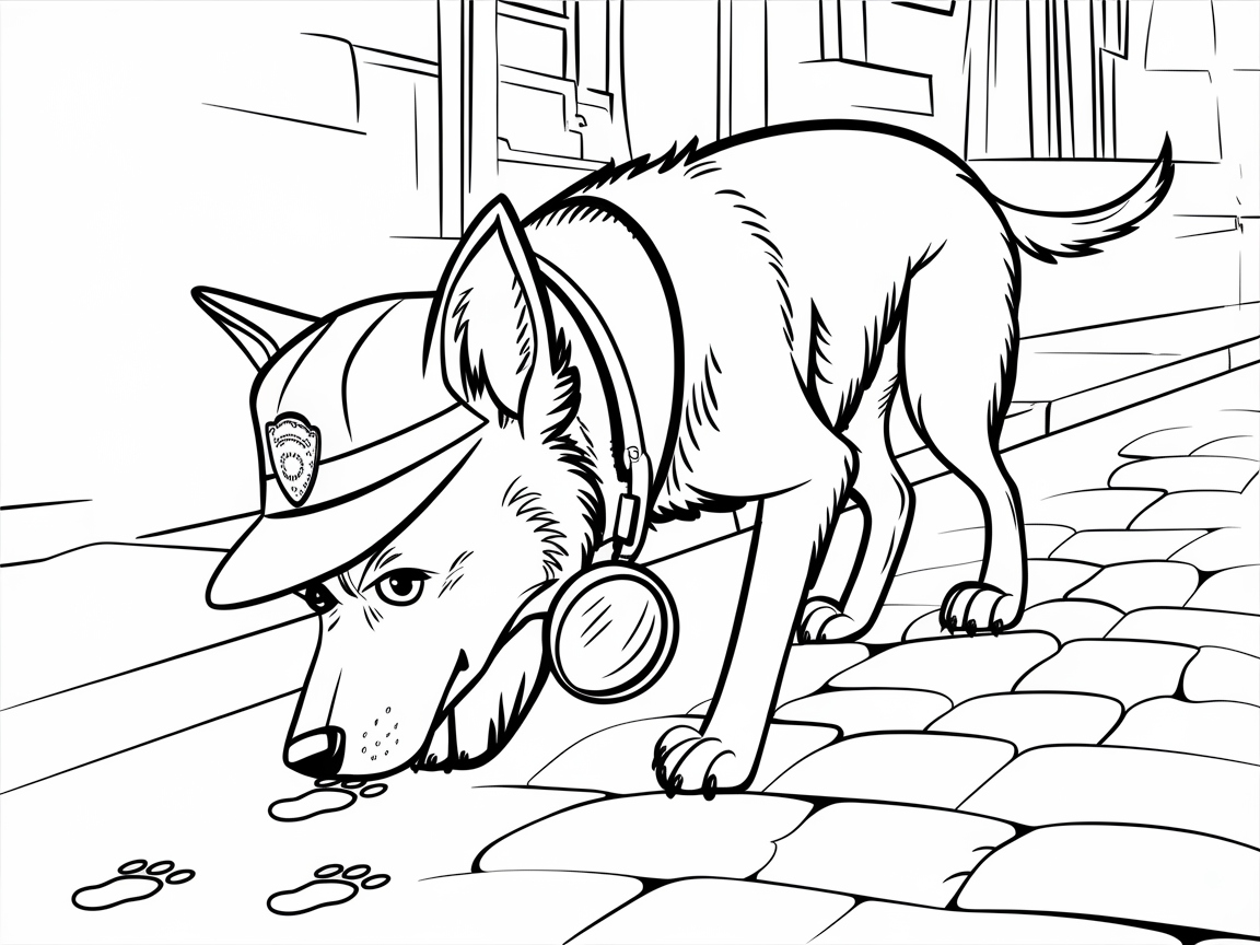 Detective Malinois on the Case