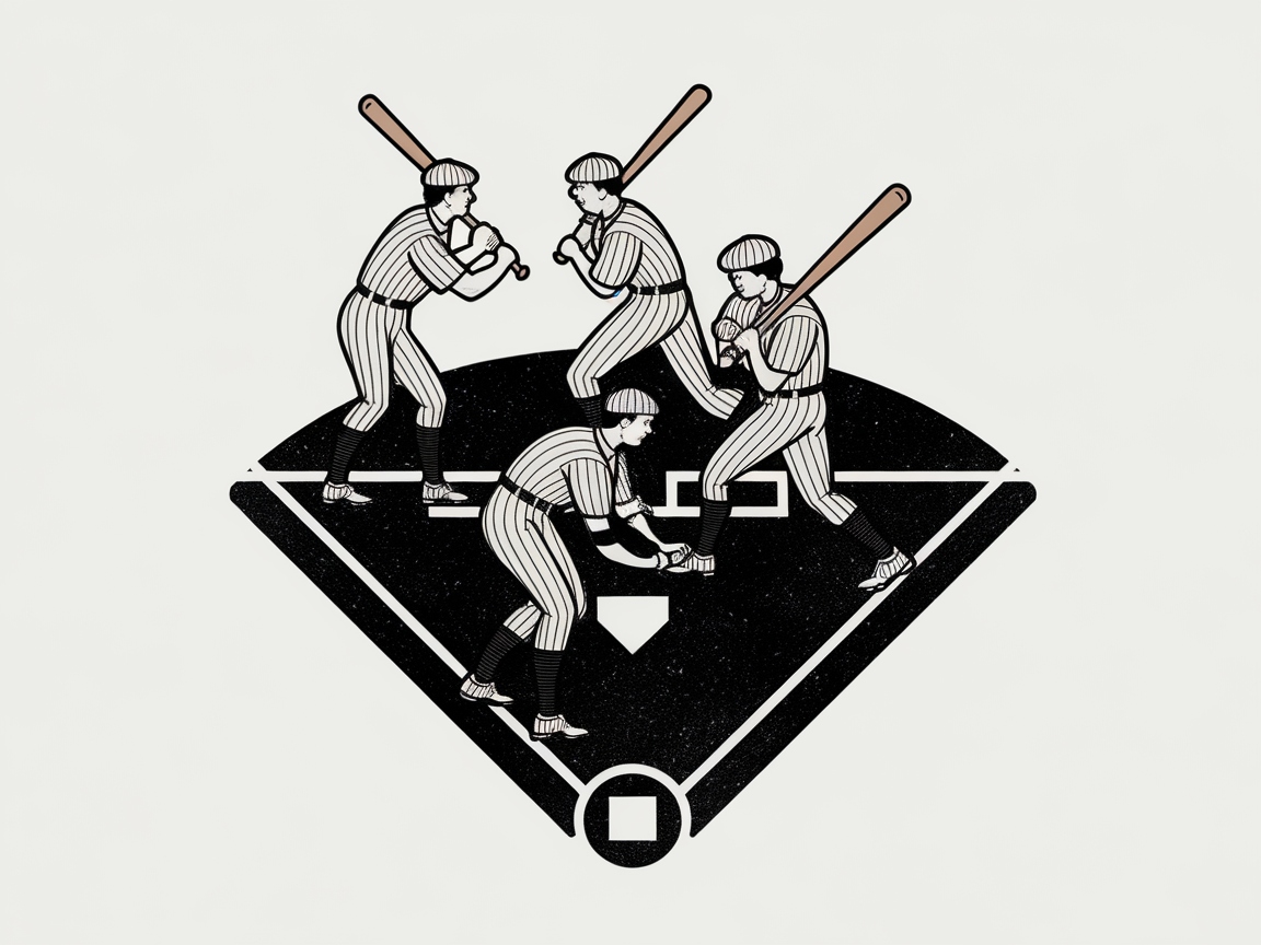 Triple Action at the Plate: A Dynamic Coloring Page