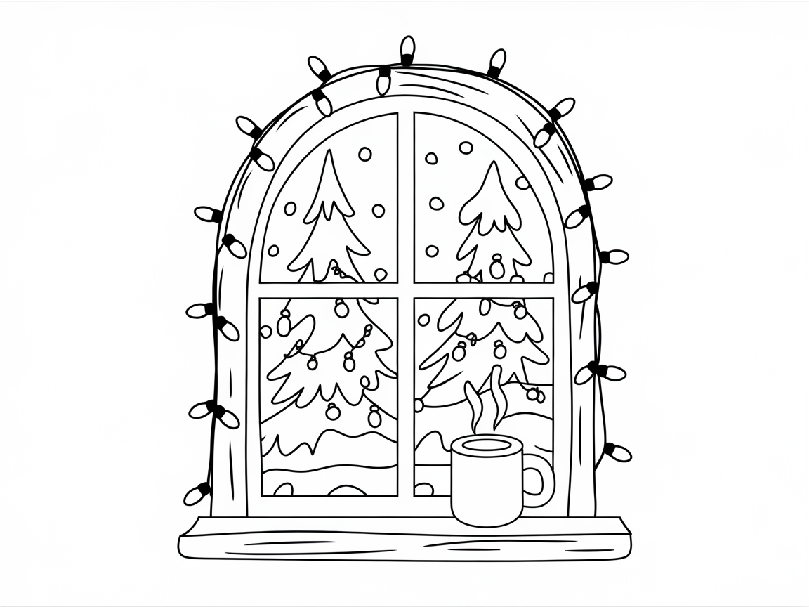 Cozy Up with This Winter Window Scene