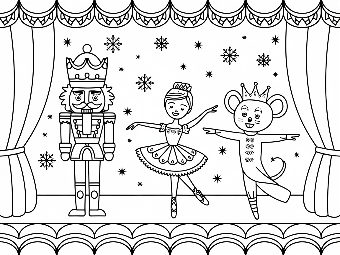 Take Center Stage with This Nutcracker Ballet Scene