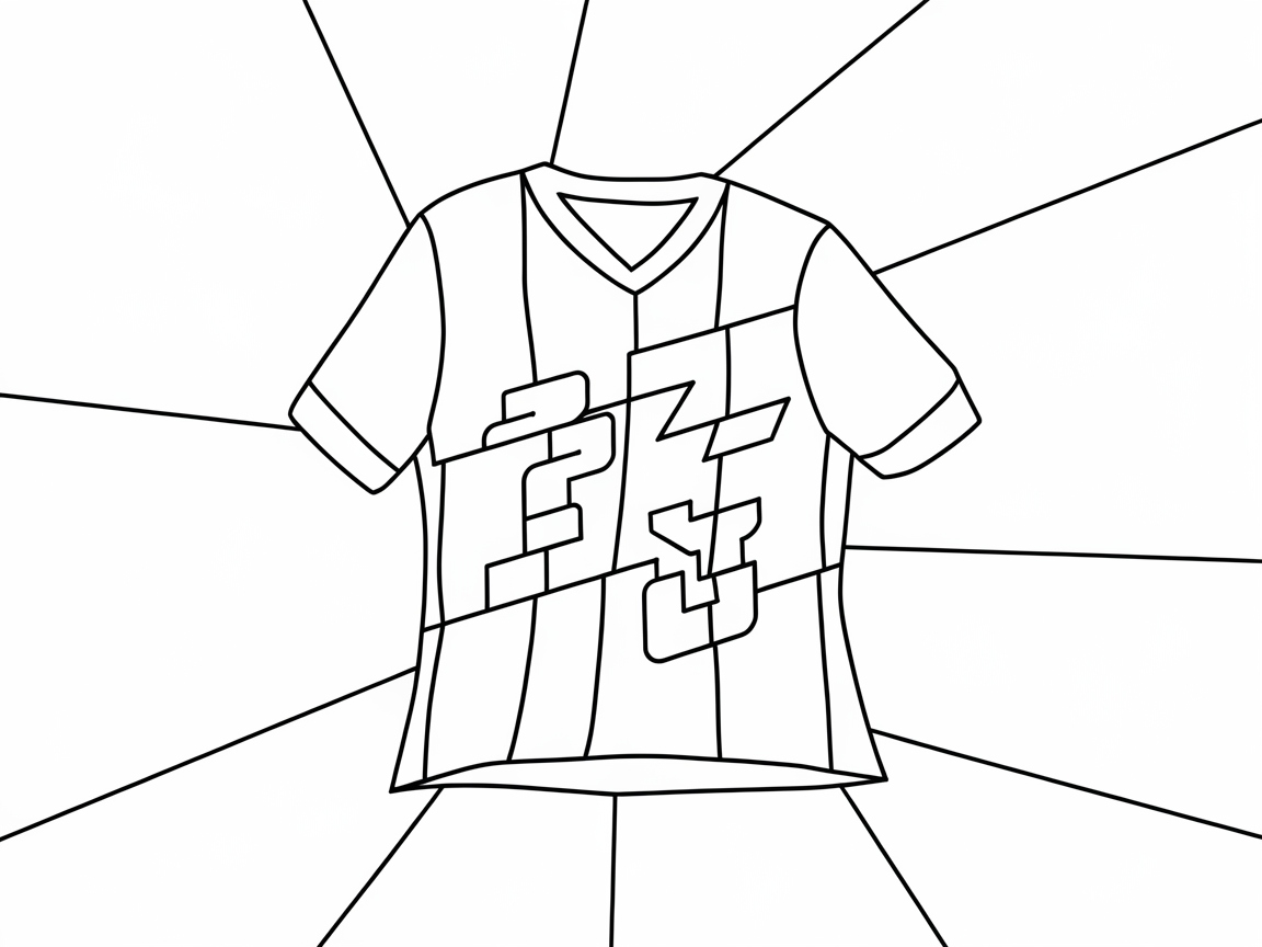 Transform This Geometric Jersey Into Your Masterpiece