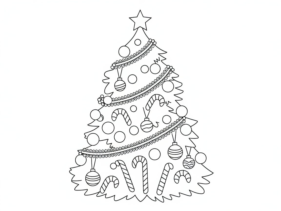 Decorate This Simple Festive Christmas Tree
