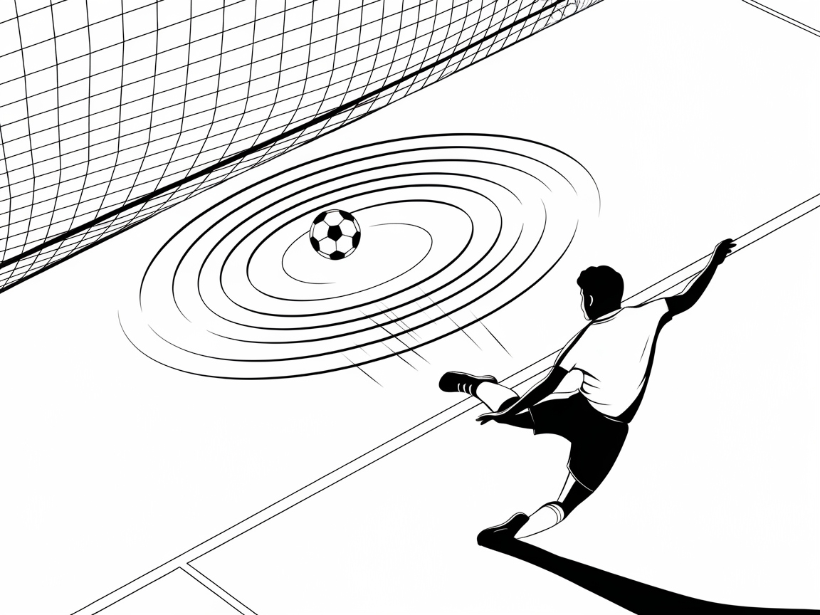 Kick Into Action with This Energetic Penalty Shot