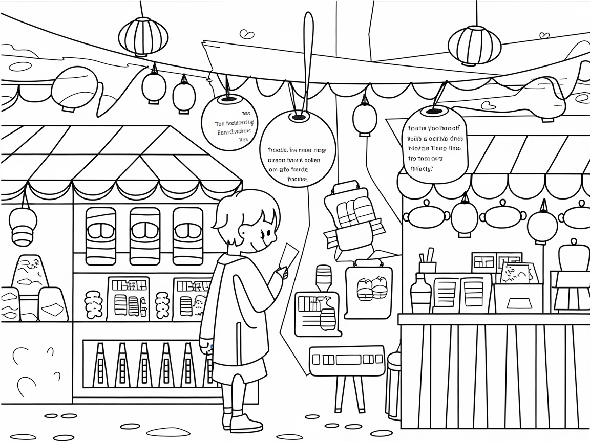 Charming Street Market Adventure
