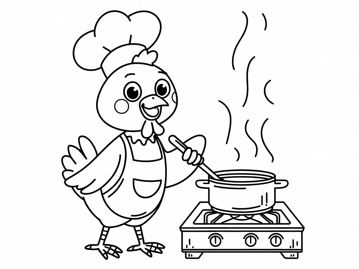 Chef Chick Whipping Up a Storm