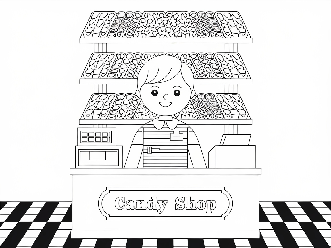 Bring This Candy Counter Scene to Life