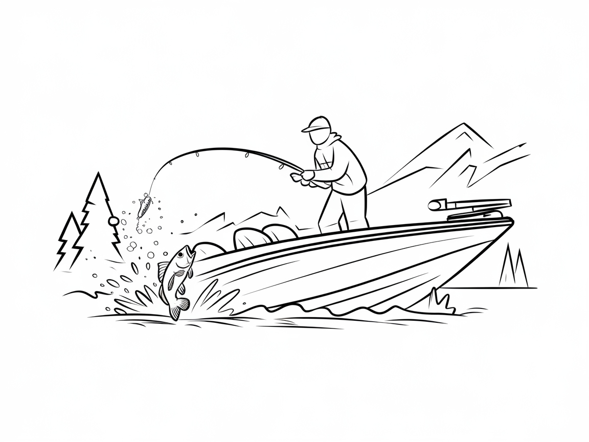 Thrilling Catch on a Bass Boat Adventure