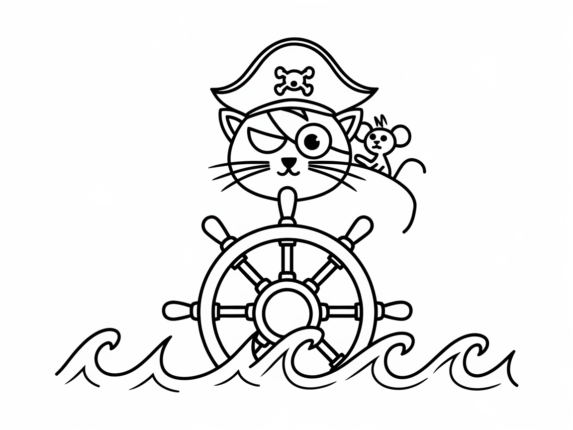 Set Sail with This Pirate Cat and Mouse Adventure