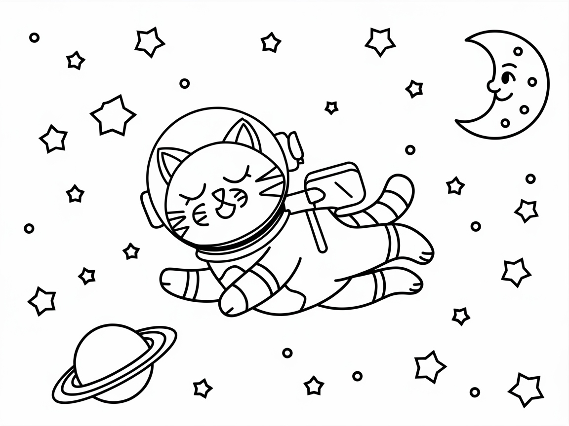Blast Off with This Space Cat Adventure