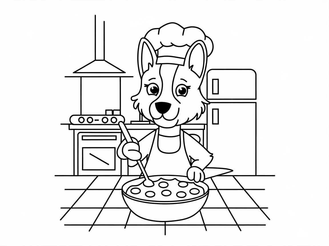 Chef Malinois Whipping Up a Storm