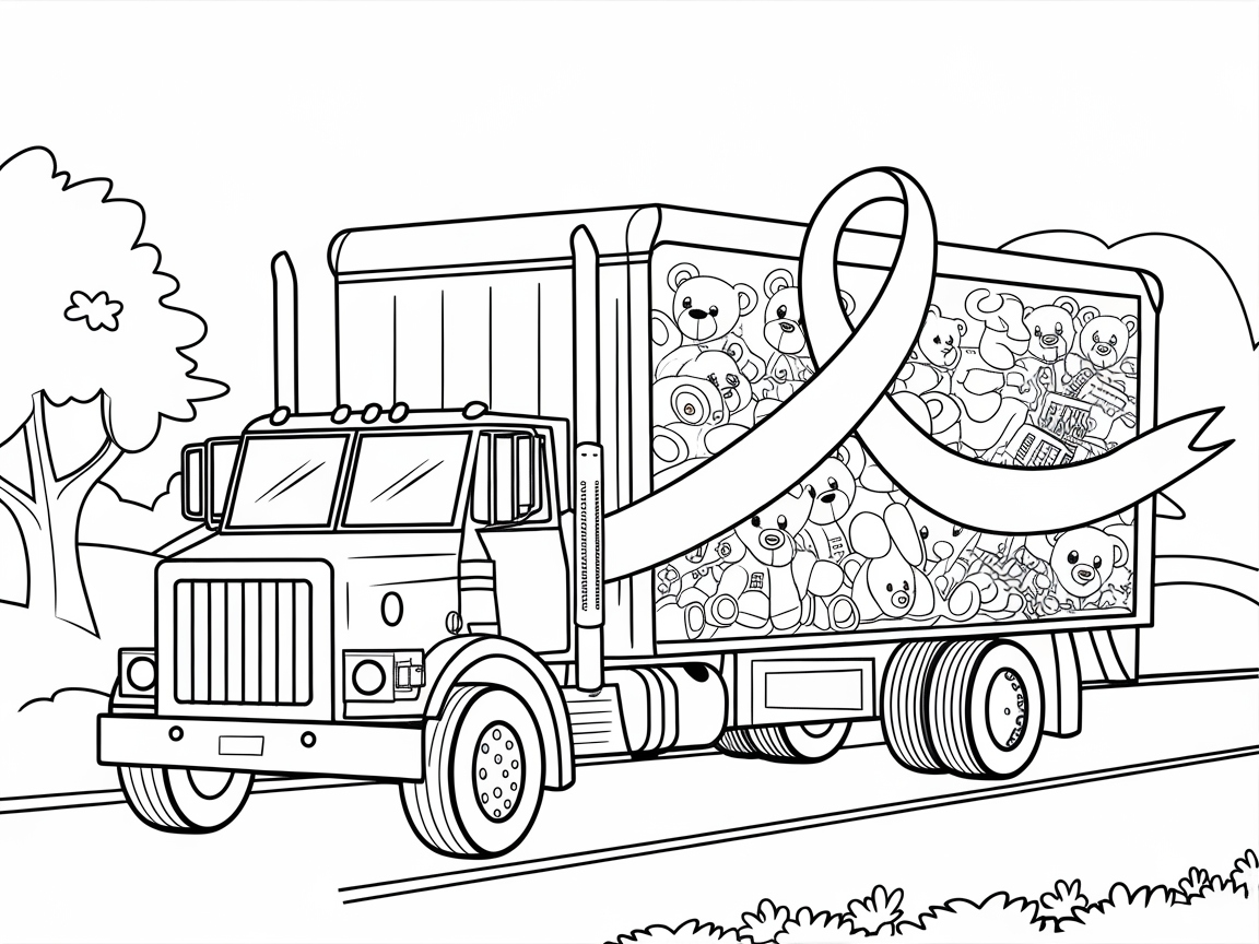 Truck Full of Toys Ready for Holiday Delivery