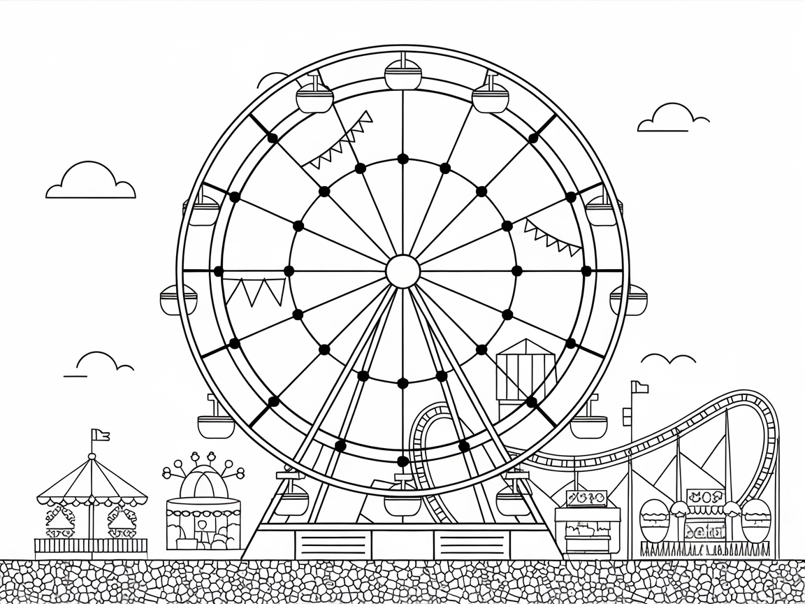 Dive into This Fun Ferris Wheel Scene