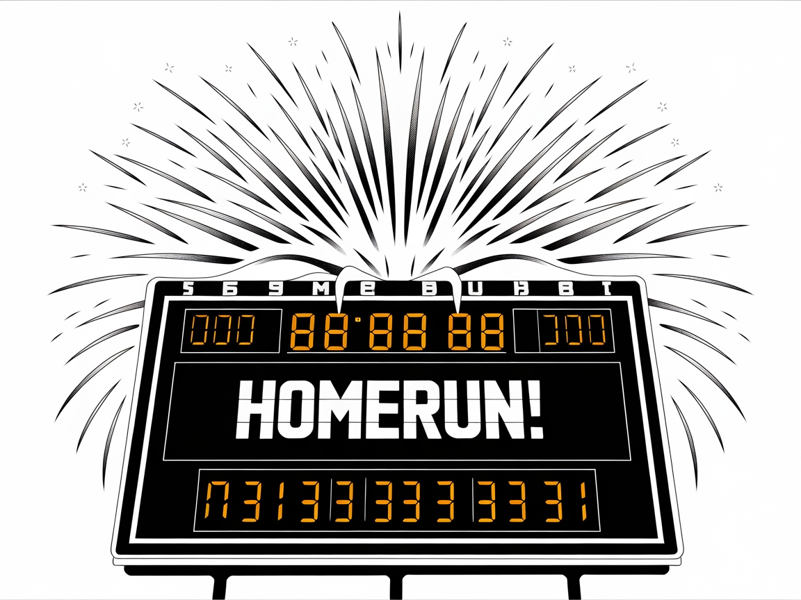 Hit it Out of the Park with This Home Run Scoreboard