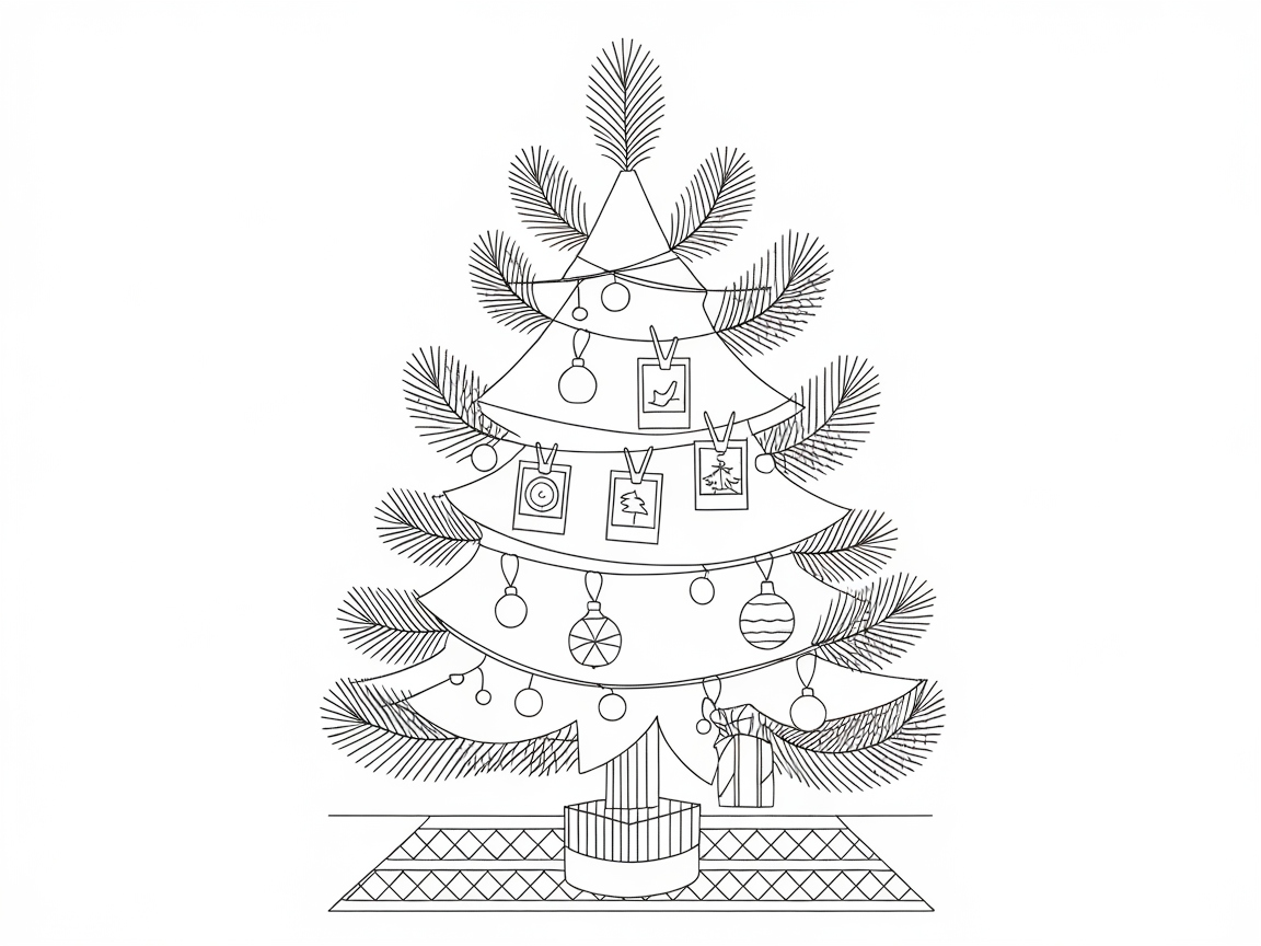 Get Creative with This Modern Christmas Tree