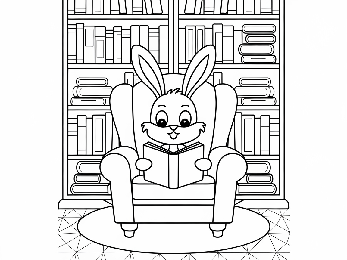 Dive into Storytime with This Bookish Bunny