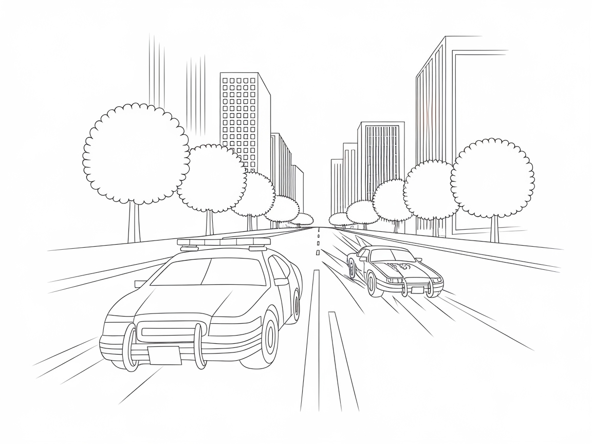 Join the Chase in This Thrilling Urban Police Pursuit