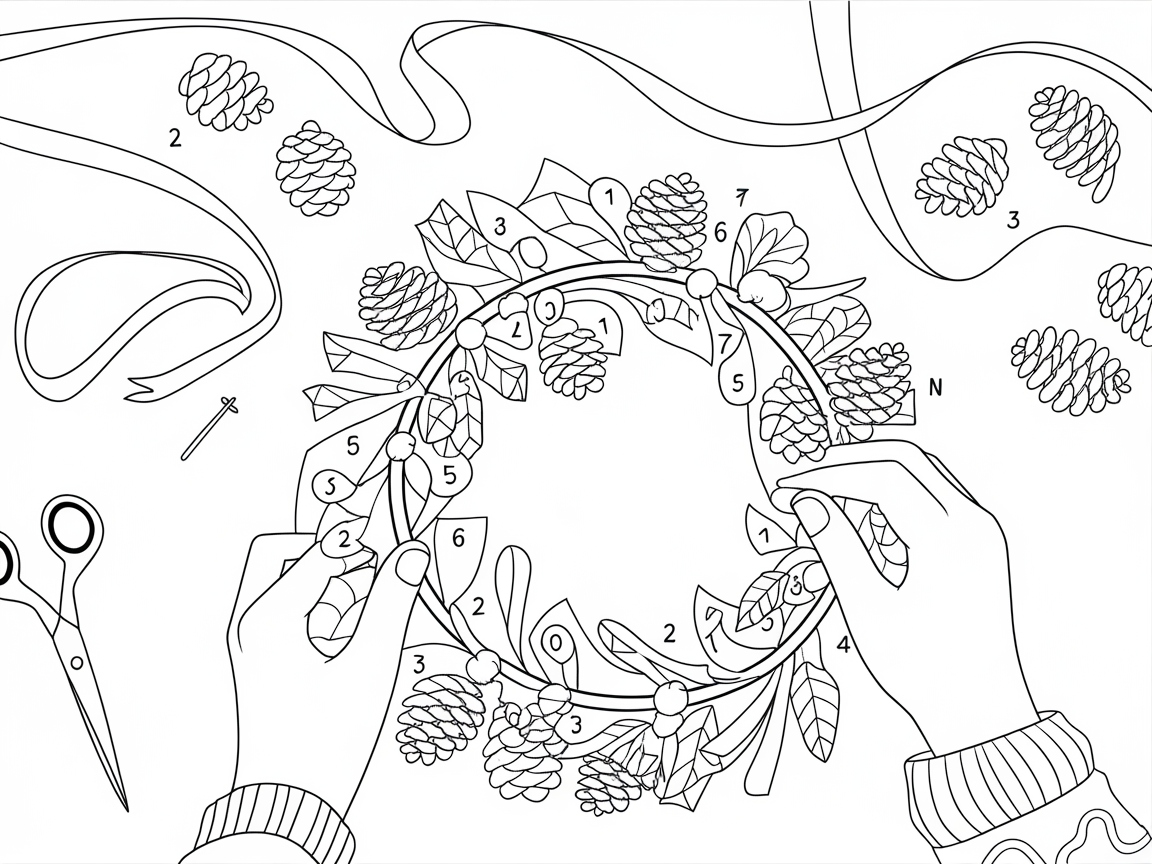 Craft a Festive Holiday Wreath